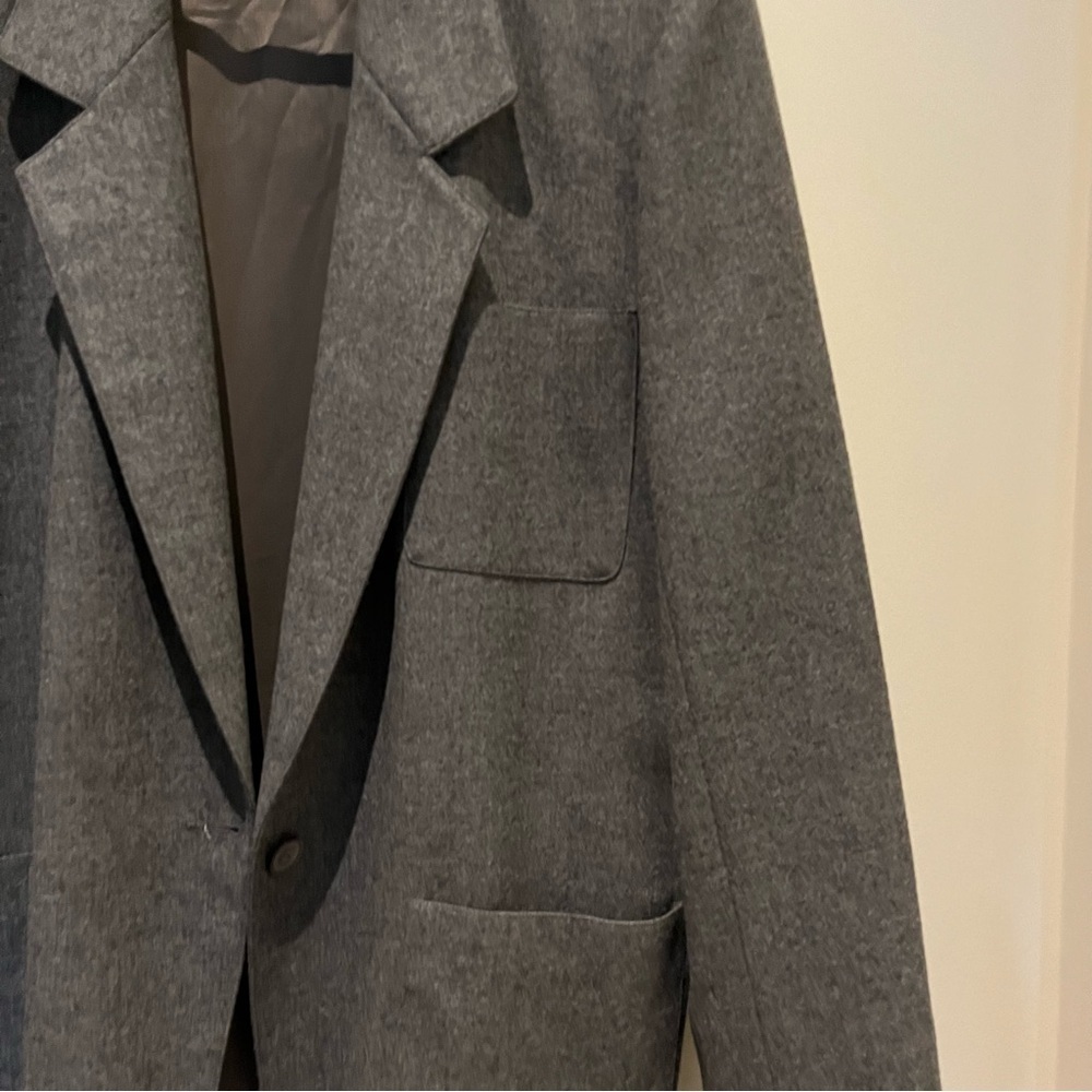 Vintage Pure Wool Menswear/Oversized cut blazer jacket - Picture 6 of 7